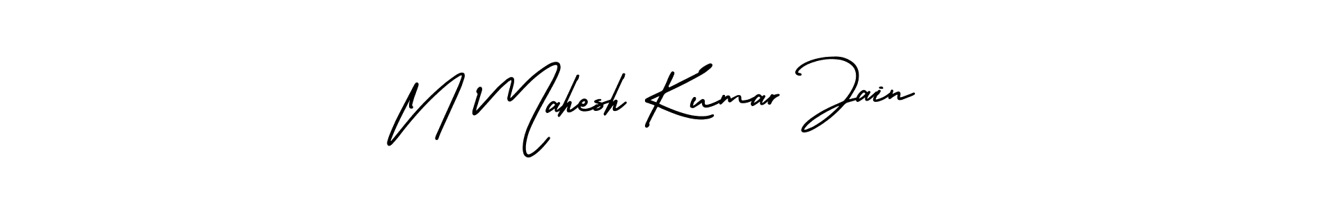 Also we have N Mahesh Kumar Jain name is the best signature style. Create professional handwritten signature collection using AmerikaSignatureDemo-Regular autograph style. N Mahesh Kumar Jain signature style 3 images and pictures png
