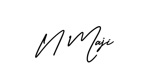 Here are the top 10 professional signature styles for the name N Maji. These are the best autograph styles you can use for your name. N Maji signature style 3 images and pictures png