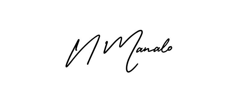 How to Draw N Manalo signature style? AmerikaSignatureDemo-Regular is a latest design signature styles for name N Manalo. N Manalo signature style 3 images and pictures png