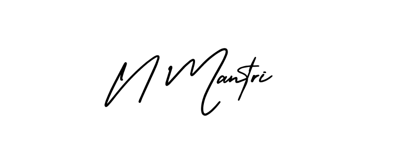 Here are the top 10 professional signature styles for the name N Mantri. These are the best autograph styles you can use for your name. N Mantri signature style 3 images and pictures png