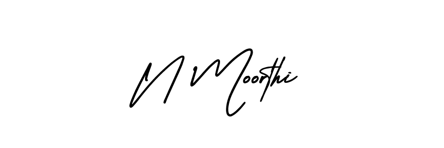 This is the best signature style for the N Moorthi name. Also you like these signature font (AmerikaSignatureDemo-Regular). Mix name signature. N Moorthi signature style 3 images and pictures png