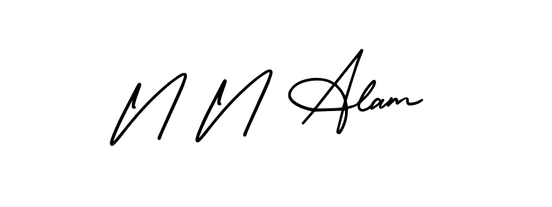 Make a short N N Alam signature style. Manage your documents anywhere anytime using AmerikaSignatureDemo-Regular. Create and add eSignatures, submit forms, share and send files easily. N N Alam signature style 3 images and pictures png