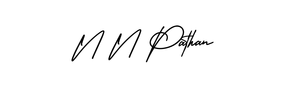 Also You can easily find your signature by using the search form. We will create N N Pathan name handwritten signature images for you free of cost using AmerikaSignatureDemo-Regular sign style. N N Pathan signature style 3 images and pictures png