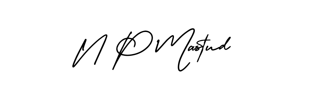Also You can easily find your signature by using the search form. We will create N P Mastud name handwritten signature images for you free of cost using AmerikaSignatureDemo-Regular sign style. N P Mastud signature style 3 images and pictures png