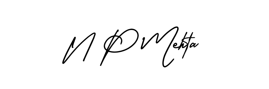 Also You can easily find your signature by using the search form. We will create N P Mehta name handwritten signature images for you free of cost using AmerikaSignatureDemo-Regular sign style. N P Mehta signature style 3 images and pictures png