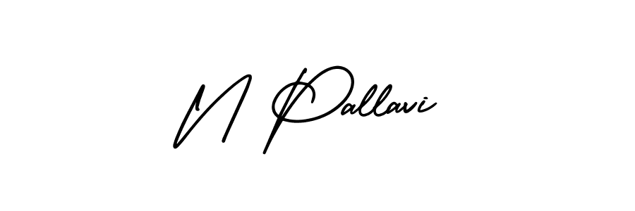 AmerikaSignatureDemo-Regular is a professional signature style that is perfect for those who want to add a touch of class to their signature. It is also a great choice for those who want to make their signature more unique. Get N Pallavi name to fancy signature for free. N Pallavi signature style 3 images and pictures png