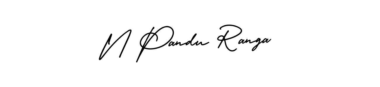 Use a signature maker to create a handwritten signature online. With this signature software, you can design (AmerikaSignatureDemo-Regular) your own signature for name N Pandu Ranga. N Pandu Ranga signature style 3 images and pictures png