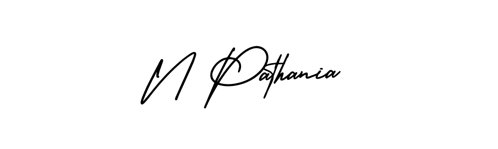 if you are searching for the best signature style for your name N Pathania. so please give up your signature search. here we have designed multiple signature styles  using AmerikaSignatureDemo-Regular. N Pathania signature style 3 images and pictures png