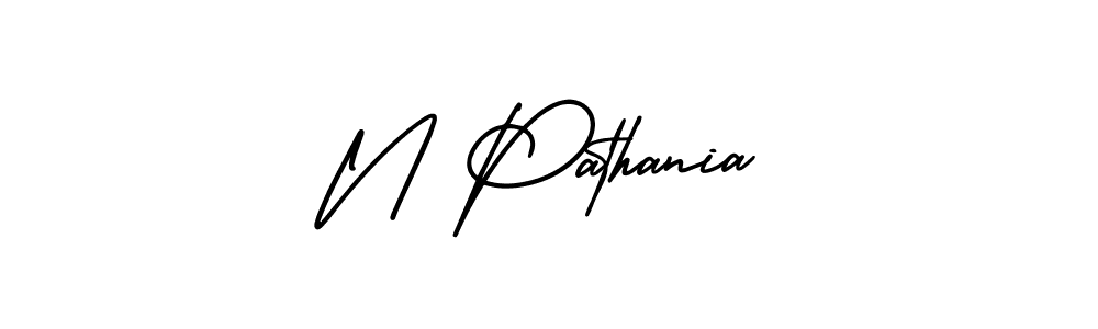 if you are searching for the best signature style for your name N Pathania. so please give up your signature search. here we have designed multiple signature styles  using AmerikaSignatureDemo-Regular. N Pathania signature style 3 images and pictures png