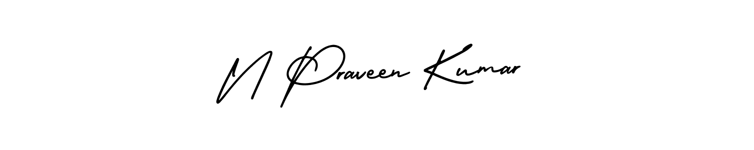 It looks lik you need a new signature style for name N Praveen Kumar. Design unique handwritten (AmerikaSignatureDemo-Regular) signature with our free signature maker in just a few clicks. N Praveen Kumar signature style 3 images and pictures png