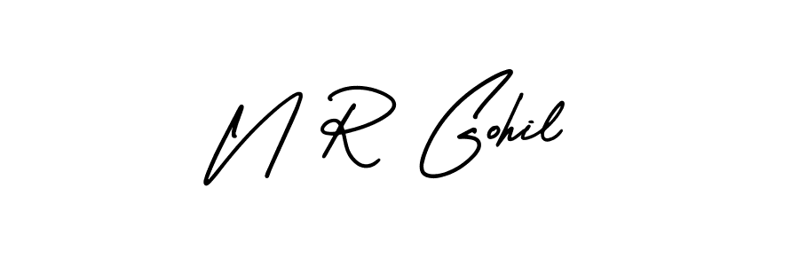 Once you've used our free online signature maker to create your best signature AmerikaSignatureDemo-Regular style, it's time to enjoy all of the benefits that N R Gohil name signing documents. N R Gohil signature style 3 images and pictures png