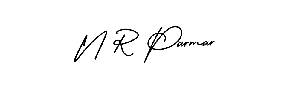 Make a beautiful signature design for name N R Parmar. Use this online signature maker to create a handwritten signature for free. N R Parmar signature style 3 images and pictures png