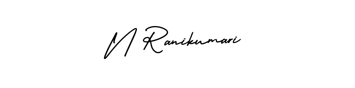 if you are searching for the best signature style for your name N Ranikumari. so please give up your signature search. here we have designed multiple signature styles  using AmerikaSignatureDemo-Regular. N Ranikumari signature style 3 images and pictures png