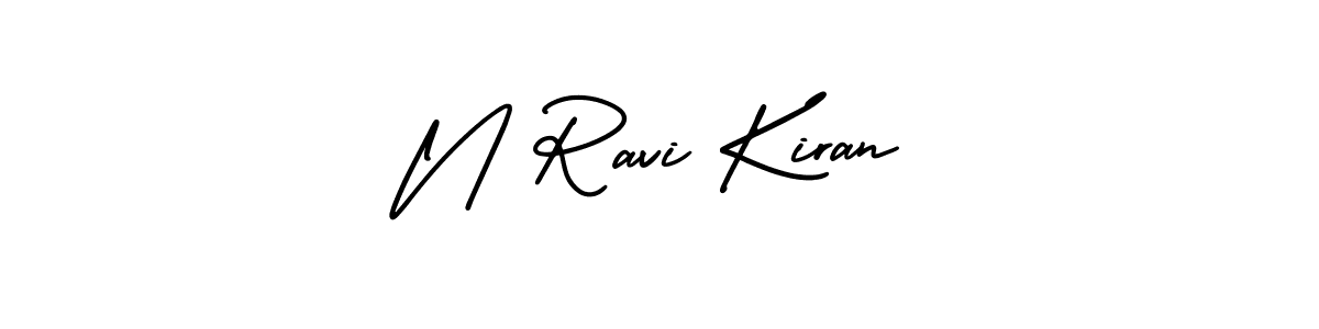 Make a beautiful signature design for name N Ravi Kiran. Use this online signature maker to create a handwritten signature for free. N Ravi Kiran signature style 3 images and pictures png