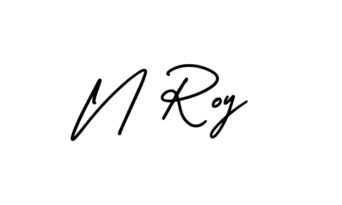 This is the best signature style for the N Roy name. Also you like these signature font (AmerikaSignatureDemo-Regular). Mix name signature. N Roy signature style 3 images and pictures png