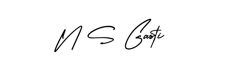 Make a short N S Gasti signature style. Manage your documents anywhere anytime using AmerikaSignatureDemo-Regular. Create and add eSignatures, submit forms, share and send files easily. N S Gasti signature style 3 images and pictures png