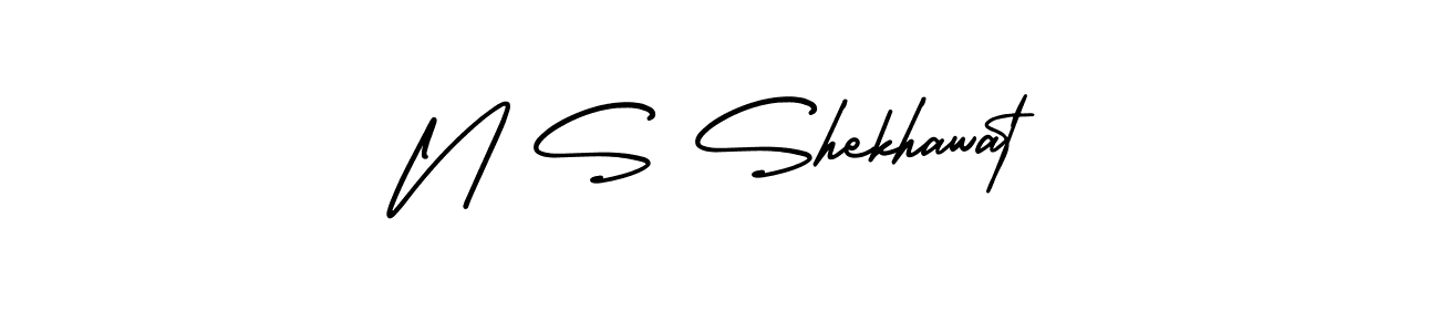 It looks lik you need a new signature style for name N S Shekhawat. Design unique handwritten (AmerikaSignatureDemo-Regular) signature with our free signature maker in just a few clicks. N S Shekhawat signature style 3 images and pictures png