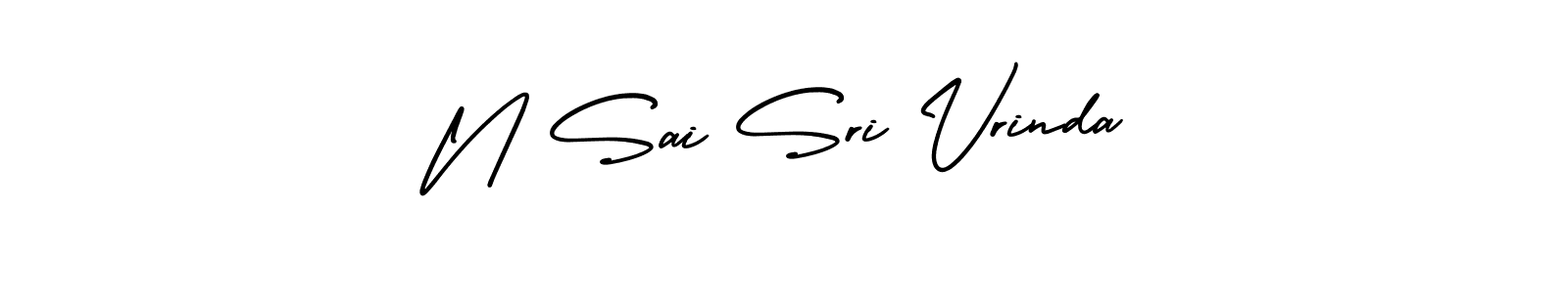 AmerikaSignatureDemo-Regular is a professional signature style that is perfect for those who want to add a touch of class to their signature. It is also a great choice for those who want to make their signature more unique. Get N Sai Sri Vrinda name to fancy signature for free. N Sai Sri Vrinda signature style 3 images and pictures png