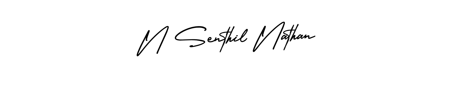 Also we have N Senthil Nathan name is the best signature style. Create professional handwritten signature collection using AmerikaSignatureDemo-Regular autograph style. N Senthil Nathan signature style 3 images and pictures png