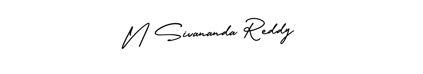 Use a signature maker to create a handwritten signature online. With this signature software, you can design (AmerikaSignatureDemo-Regular) your own signature for name N Sivananda Reddy. N Sivananda Reddy signature style 3 images and pictures png