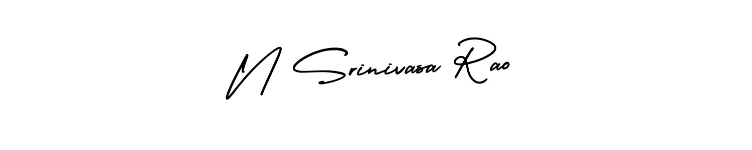 It looks lik you need a new signature style for name N Srinivasa Rao. Design unique handwritten (AmerikaSignatureDemo-Regular) signature with our free signature maker in just a few clicks. N Srinivasa Rao signature style 3 images and pictures png