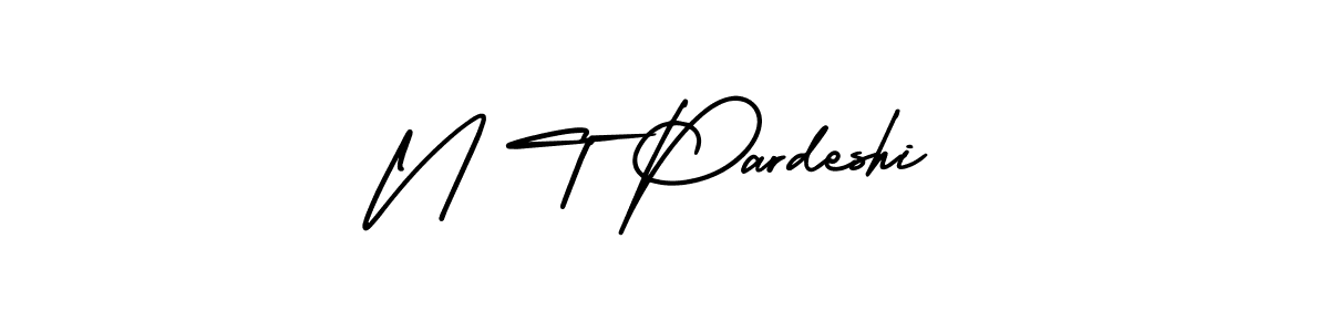 How to Draw N T Pardeshi signature style? AmerikaSignatureDemo-Regular is a latest design signature styles for name N T Pardeshi. N T Pardeshi signature style 3 images and pictures png