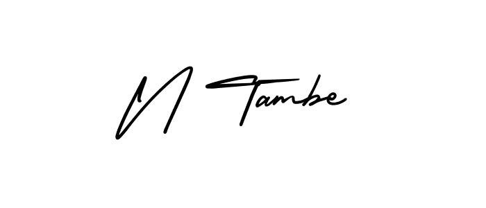 Once you've used our free online signature maker to create your best signature AmerikaSignatureDemo-Regular style, it's time to enjoy all of the benefits that N Tambe name signing documents. N Tambe signature style 3 images and pictures png