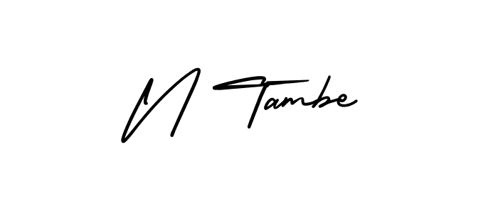 Once you've used our free online signature maker to create your best signature AmerikaSignatureDemo-Regular style, it's time to enjoy all of the benefits that N Tambe name signing documents. N Tambe signature style 3 images and pictures png