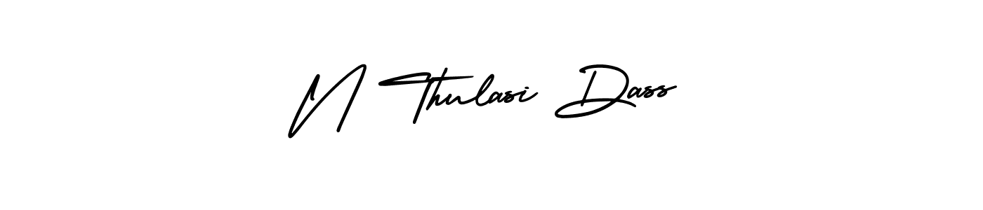 How to Draw N Thulasi Dass signature style? AmerikaSignatureDemo-Regular is a latest design signature styles for name N Thulasi Dass. N Thulasi Dass signature style 3 images and pictures png
