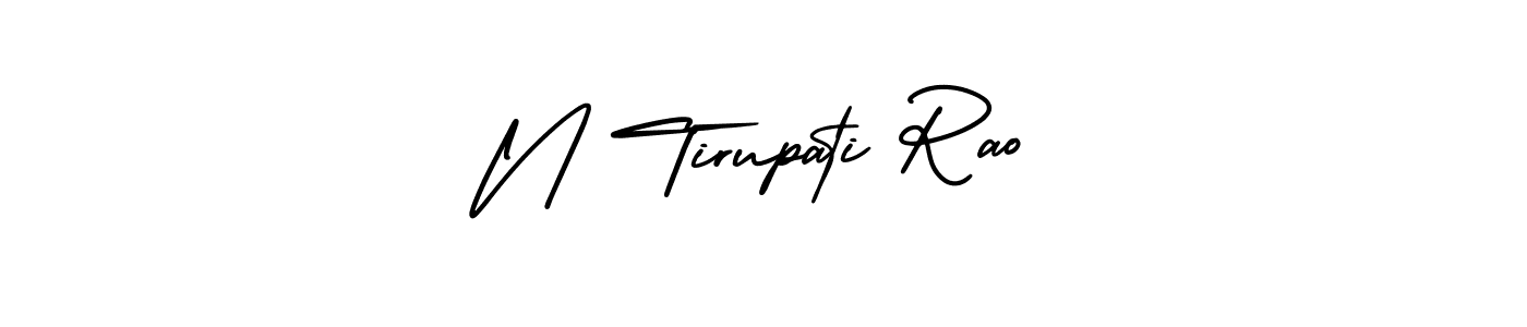 How to Draw N Tirupati Rao signature style? AmerikaSignatureDemo-Regular is a latest design signature styles for name N Tirupati Rao. N Tirupati Rao signature style 3 images and pictures png