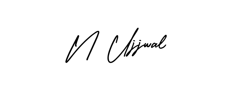 AmerikaSignatureDemo-Regular is a professional signature style that is perfect for those who want to add a touch of class to their signature. It is also a great choice for those who want to make their signature more unique. Get N Ujjwal name to fancy signature for free. N Ujjwal signature style 3 images and pictures png