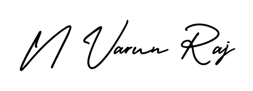 Make a beautiful signature design for name N Varun Raj. Use this online signature maker to create a handwritten signature for free. N Varun Raj signature style 3 images and pictures png