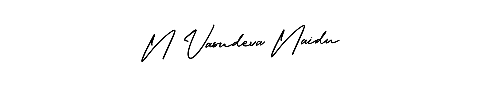 AmerikaSignatureDemo-Regular is a professional signature style that is perfect for those who want to add a touch of class to their signature. It is also a great choice for those who want to make their signature more unique. Get N Vasudeva Naidu name to fancy signature for free. N Vasudeva Naidu signature style 3 images and pictures png