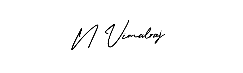 Also You can easily find your signature by using the search form. We will create N Vimalraj name handwritten signature images for you free of cost using AmerikaSignatureDemo-Regular sign style. N Vimalraj signature style 3 images and pictures png