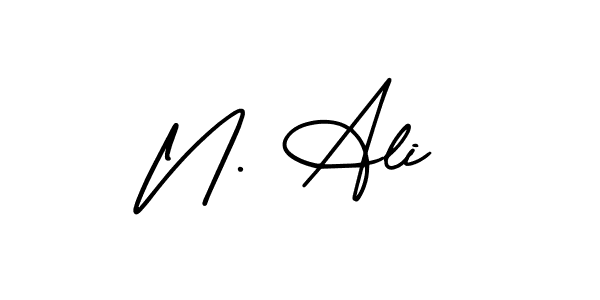 if you are searching for the best signature style for your name N. Ali. so please give up your signature search. here we have designed multiple signature styles  using AmerikaSignatureDemo-Regular. N. Ali signature style 3 images and pictures png