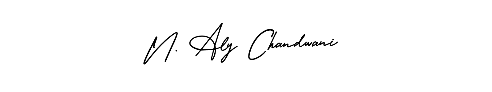 It looks lik you need a new signature style for name N. Aly Chandwani. Design unique handwritten (AmerikaSignatureDemo-Regular) signature with our free signature maker in just a few clicks. N. Aly Chandwani signature style 3 images and pictures png