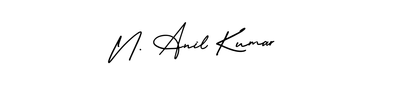 Make a short N. Anil Kumar signature style. Manage your documents anywhere anytime using AmerikaSignatureDemo-Regular. Create and add eSignatures, submit forms, share and send files easily. N. Anil Kumar signature style 3 images and pictures png