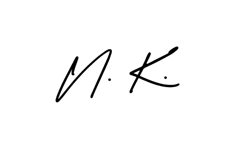 Make a short N. K. signature style. Manage your documents anywhere anytime using AmerikaSignatureDemo-Regular. Create and add eSignatures, submit forms, share and send files easily. N. K. signature style 3 images and pictures png