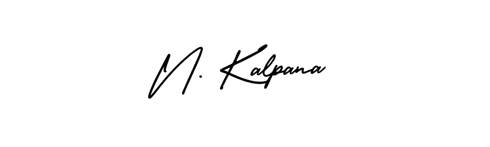 Make a beautiful signature design for name N. Kalpana. With this signature (AmerikaSignatureDemo-Regular) style, you can create a handwritten signature for free. N. Kalpana signature style 3 images and pictures png