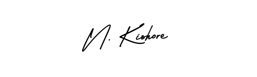 Also we have N. Kishore name is the best signature style. Create professional handwritten signature collection using AmerikaSignatureDemo-Regular autograph style. N. Kishore signature style 3 images and pictures png