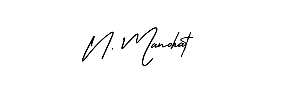 Check out images of Autograph of N. Manohat name. Actor N. Manohat Signature Style. AmerikaSignatureDemo-Regular is a professional sign style online. N. Manohat signature style 3 images and pictures png