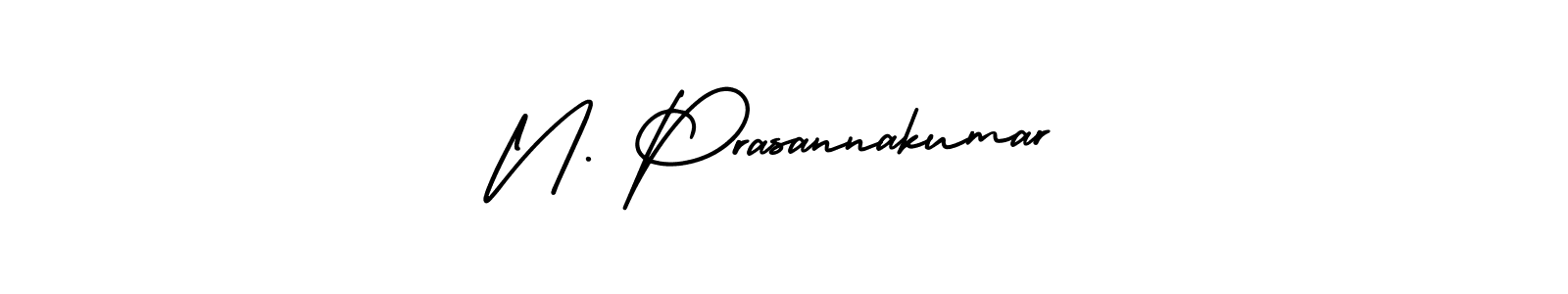 How to Draw N. Prasannakumar signature style? AmerikaSignatureDemo-Regular is a latest design signature styles for name N. Prasannakumar. N. Prasannakumar signature style 3 images and pictures png