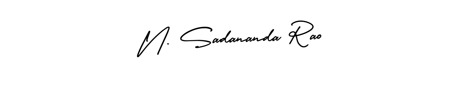 Best and Professional Signature Style for N. Sadananda Rao. AmerikaSignatureDemo-Regular Best Signature Style Collection. N. Sadananda Rao signature style 3 images and pictures png