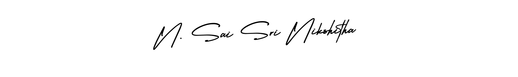 Check out images of Autograph of N. Sai Sri Nikshitha name. Actor N. Sai Sri Nikshitha Signature Style. AmerikaSignatureDemo-Regular is a professional sign style online. N. Sai Sri Nikshitha signature style 3 images and pictures png