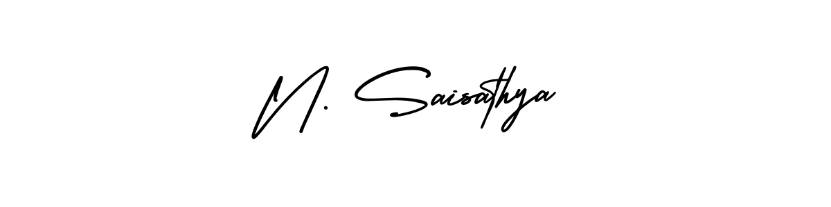 You can use this online signature creator to create a handwritten signature for the name N. Saisathya. This is the best online autograph maker. N. Saisathya signature style 3 images and pictures png