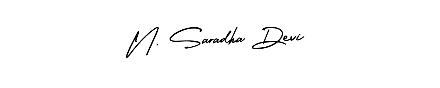 Also we have N. Saradha Devi name is the best signature style. Create professional handwritten signature collection using AmerikaSignatureDemo-Regular autograph style. N. Saradha Devi signature style 3 images and pictures png