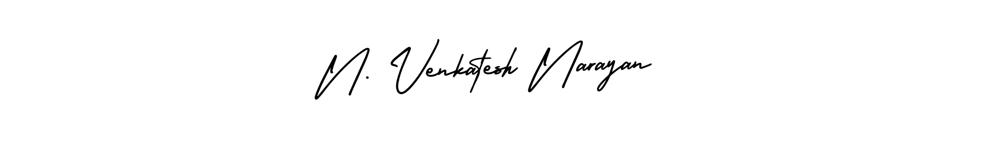 This is the best signature style for the N. Venkatesh Narayan name. Also you like these signature font (AmerikaSignatureDemo-Regular). Mix name signature. N. Venkatesh Narayan signature style 3 images and pictures png