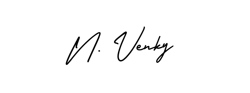 Best and Professional Signature Style for N. Venky. AmerikaSignatureDemo-Regular Best Signature Style Collection. N. Venky signature style 3 images and pictures png