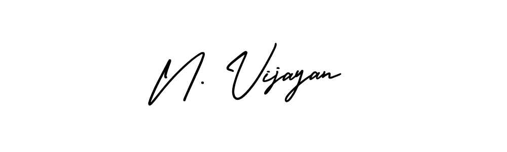 Also we have N. Vijayan name is the best signature style. Create professional handwritten signature collection using AmerikaSignatureDemo-Regular autograph style. N. Vijayan signature style 3 images and pictures png