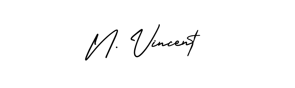 if you are searching for the best signature style for your name N. Vincent. so please give up your signature search. here we have designed multiple signature styles  using AmerikaSignatureDemo-Regular. N. Vincent signature style 3 images and pictures png